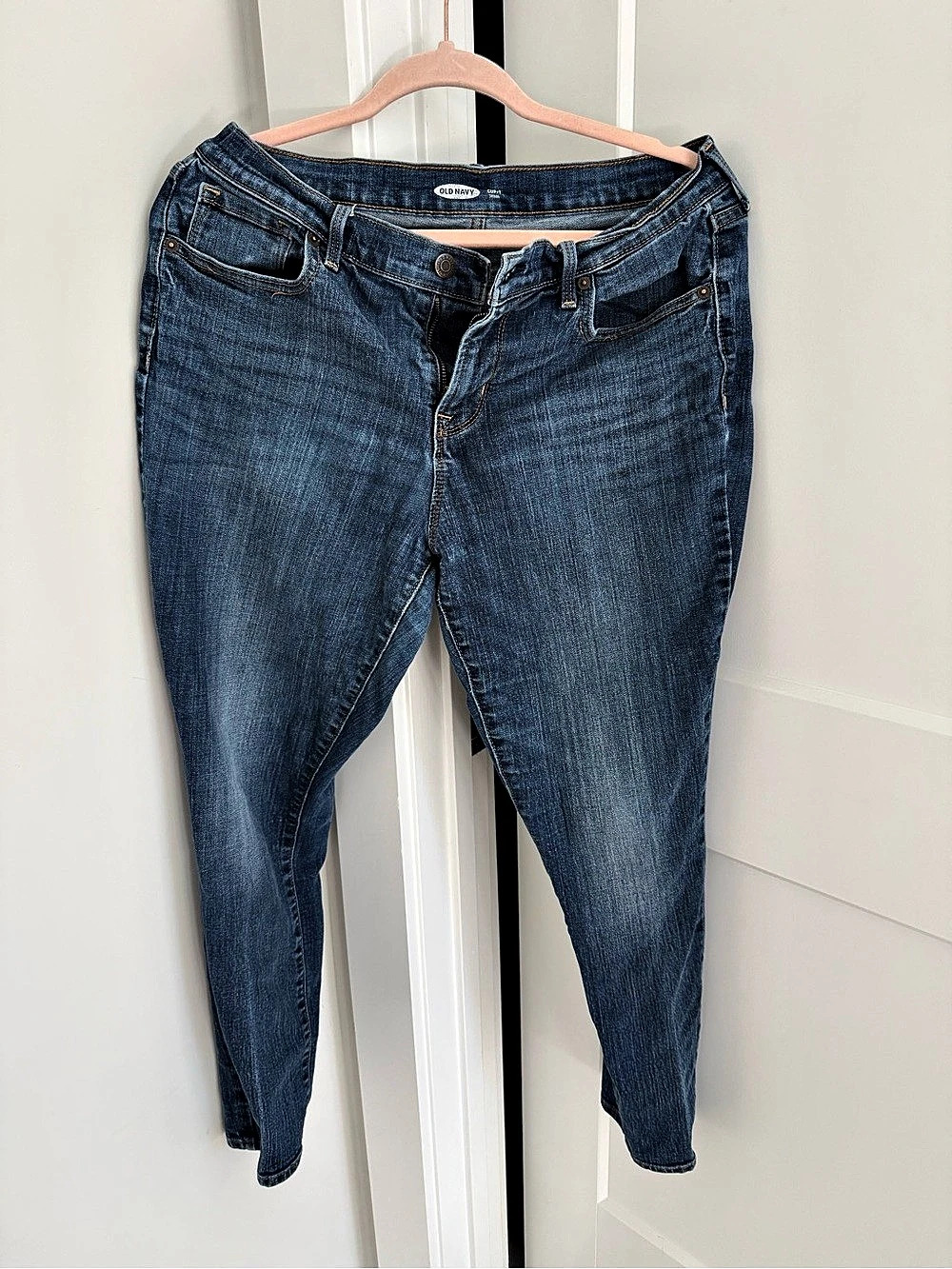 Old Navy Curvy Skinny Jeans Blue Size 12 Short